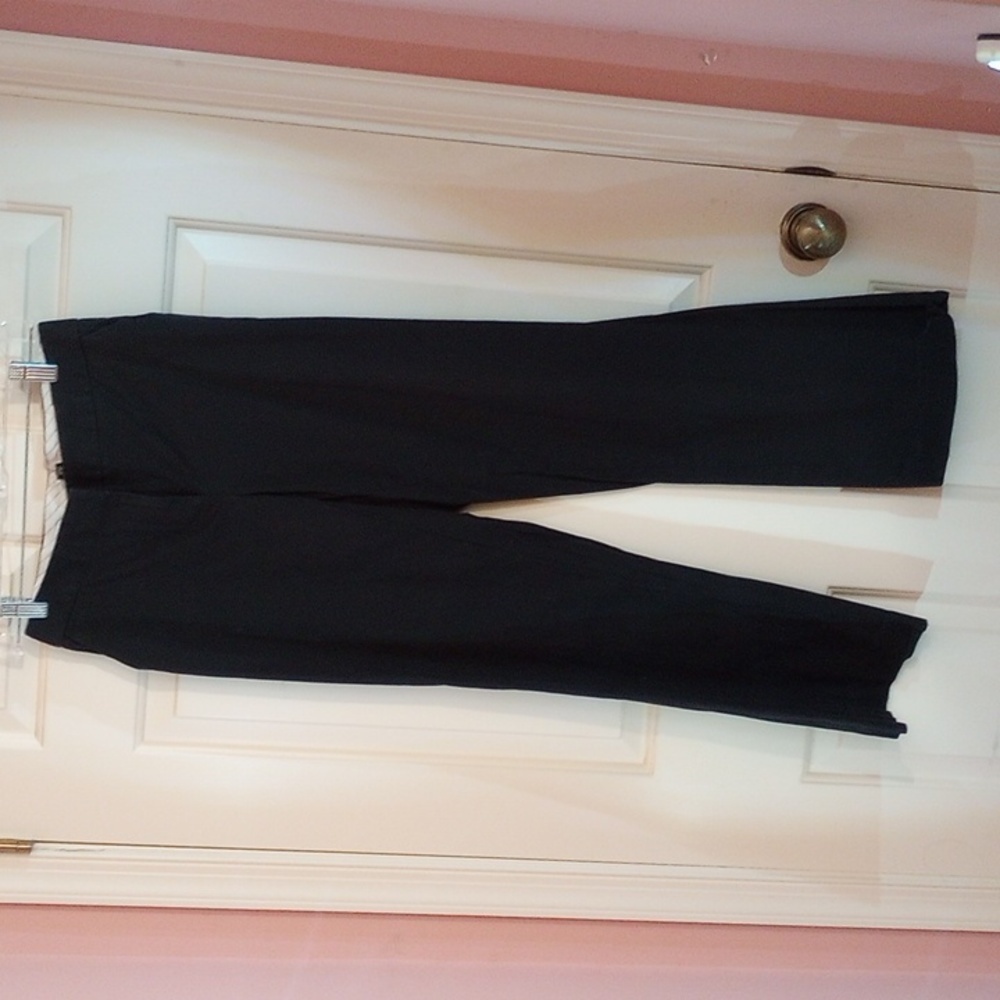 J CREW Black size 10 chinos Y2K city fit cotton trousers like new